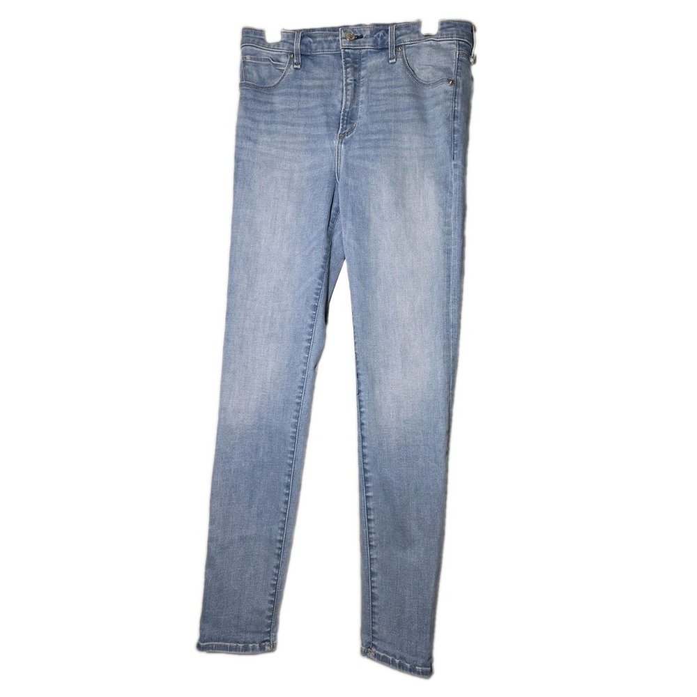 Abercrombie & Fitch High Rise Super Skinny Jeans Women's Size 10 BLUE